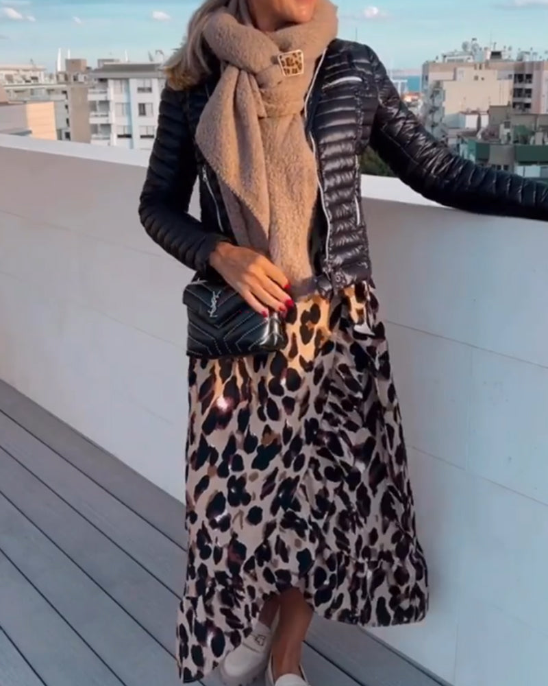 Vestido Ximena® con Estampado de Leopardo